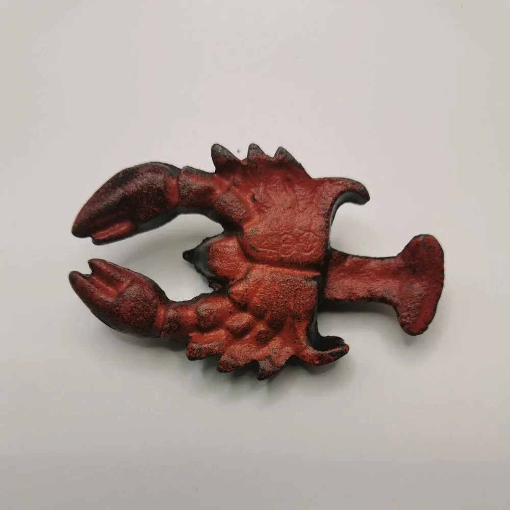 Vintage‎ Cast Iron Bottle Opener Red Lobster Breweriana Collectible